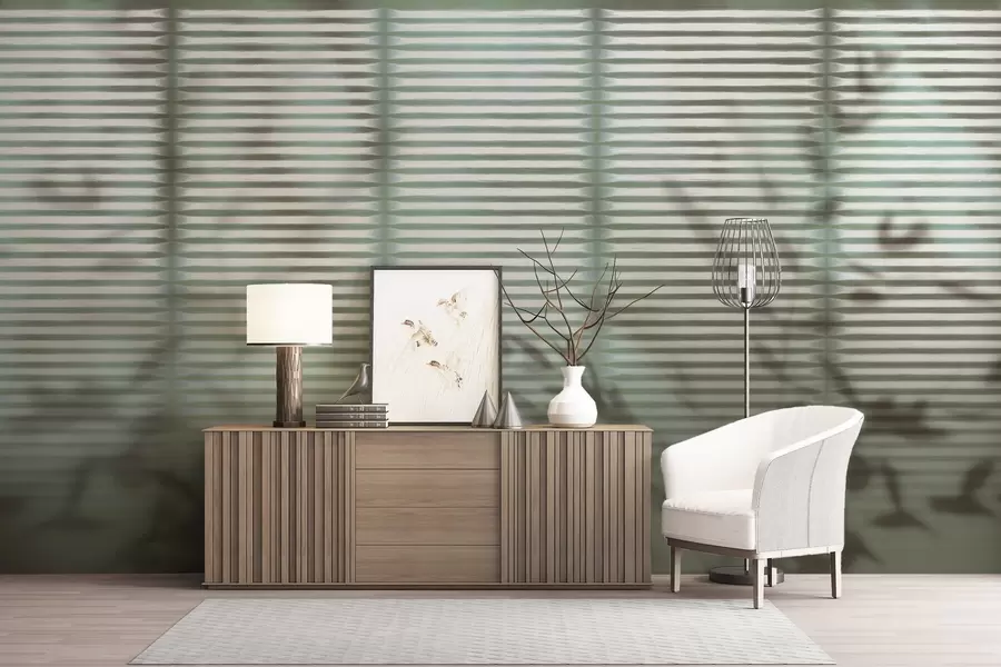 murais de parede Véu folhoso w04569