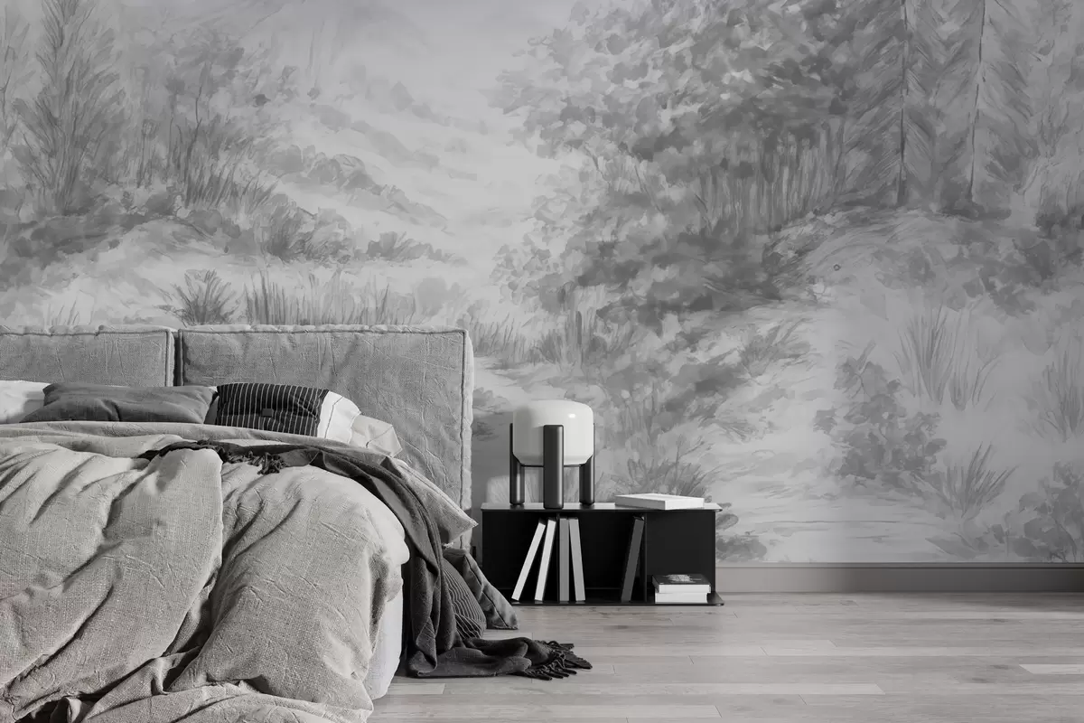 murais de parede Contornos coloridos w04572v2