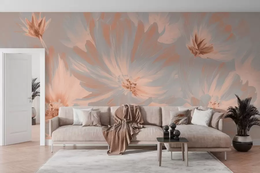 murais de parede Flores abstratas w04670v1