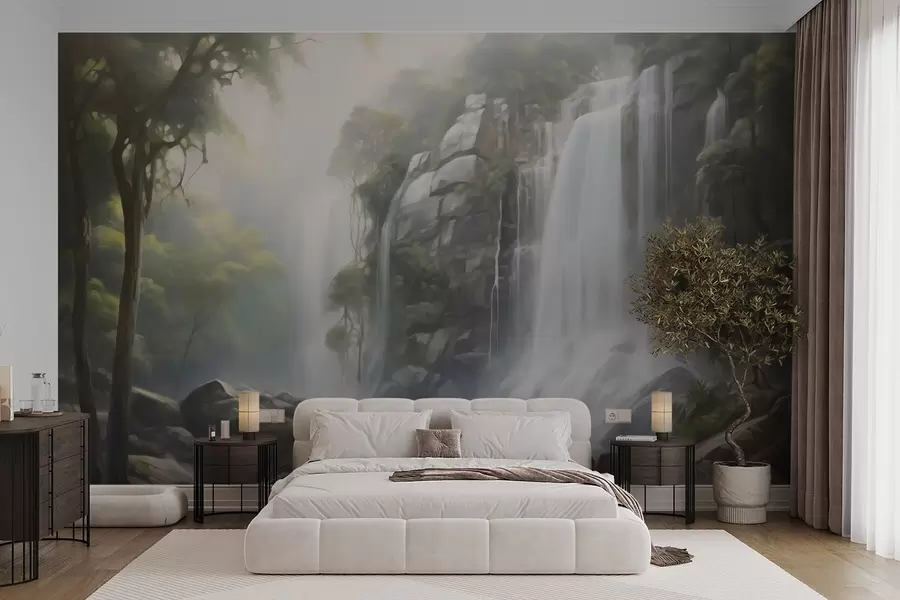 murais de parede Cascata w04721