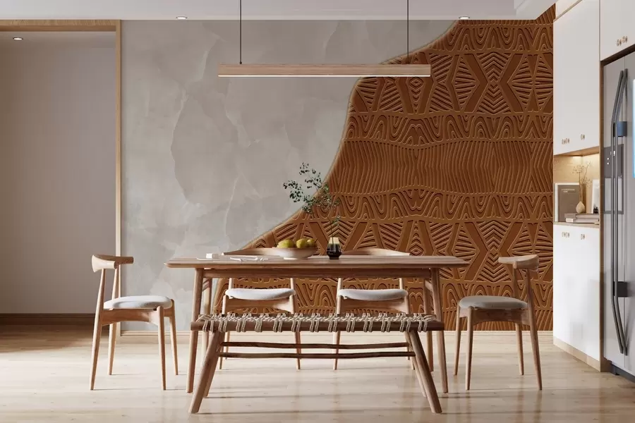 murais de parede Ornamento e concreto w04664