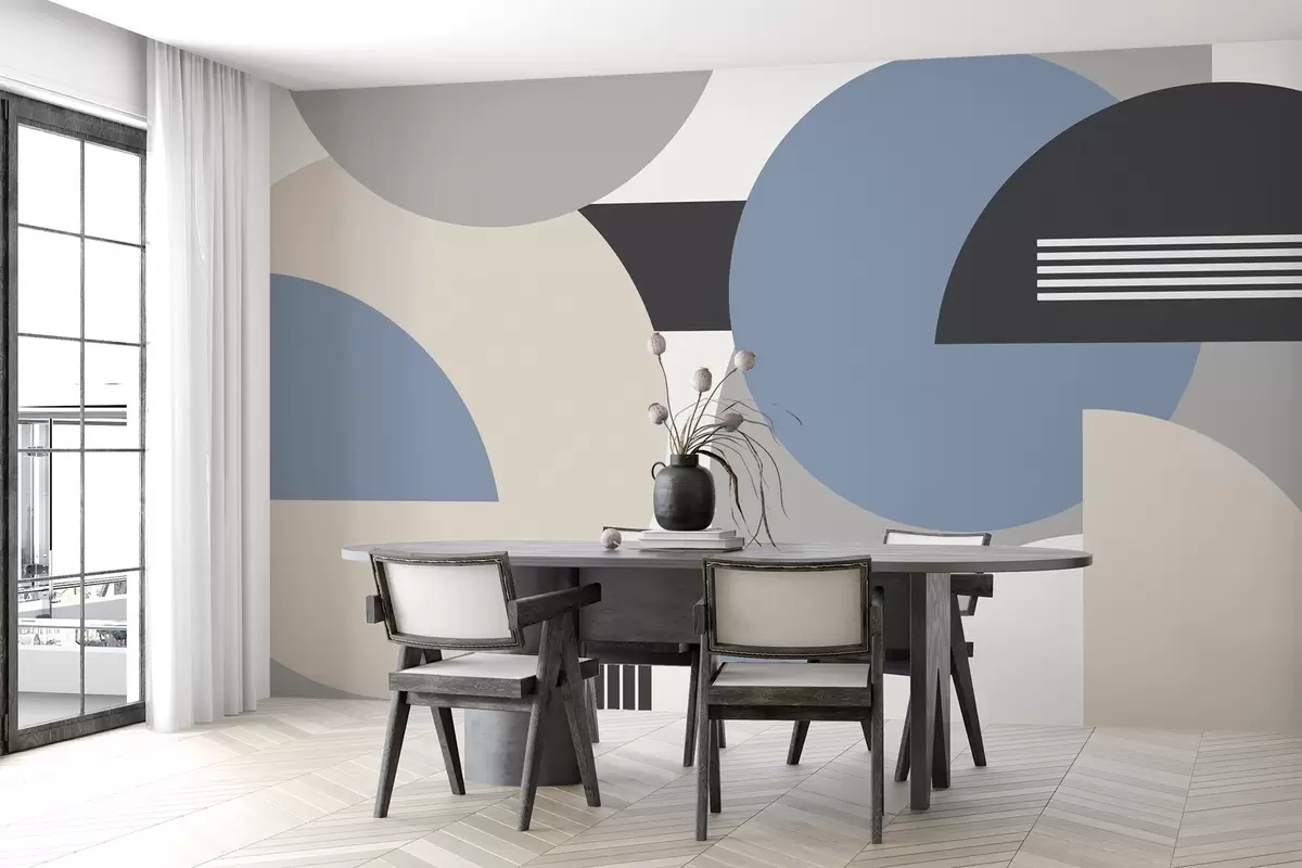 murais de parede Abstração geométrica w04687v1