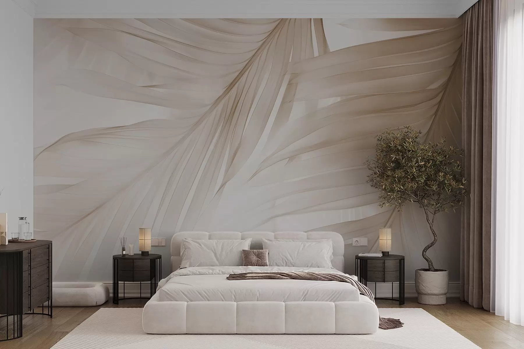 murais de parede Folhas de samambaia w04727