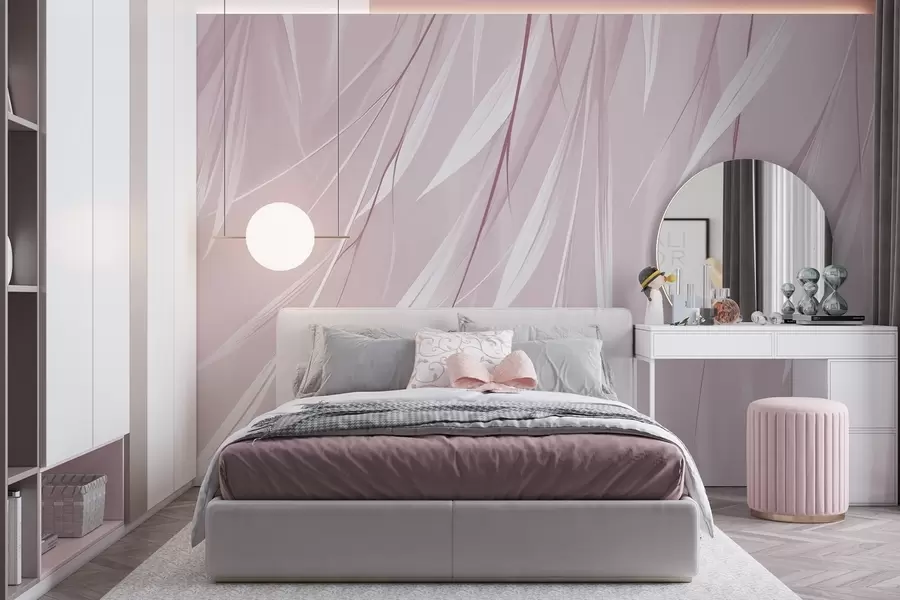 murais de parede Folhas finas pendentes w04703v4