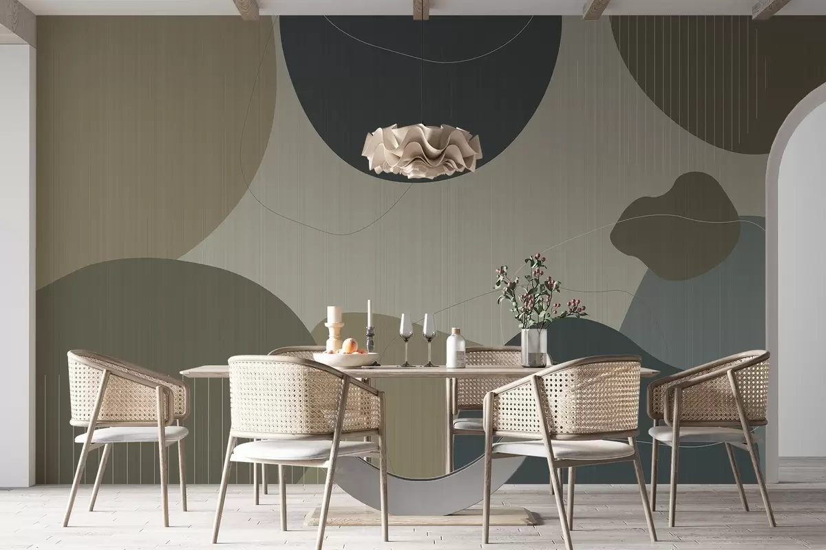 murais de parede Círculos abstractos w04759v2