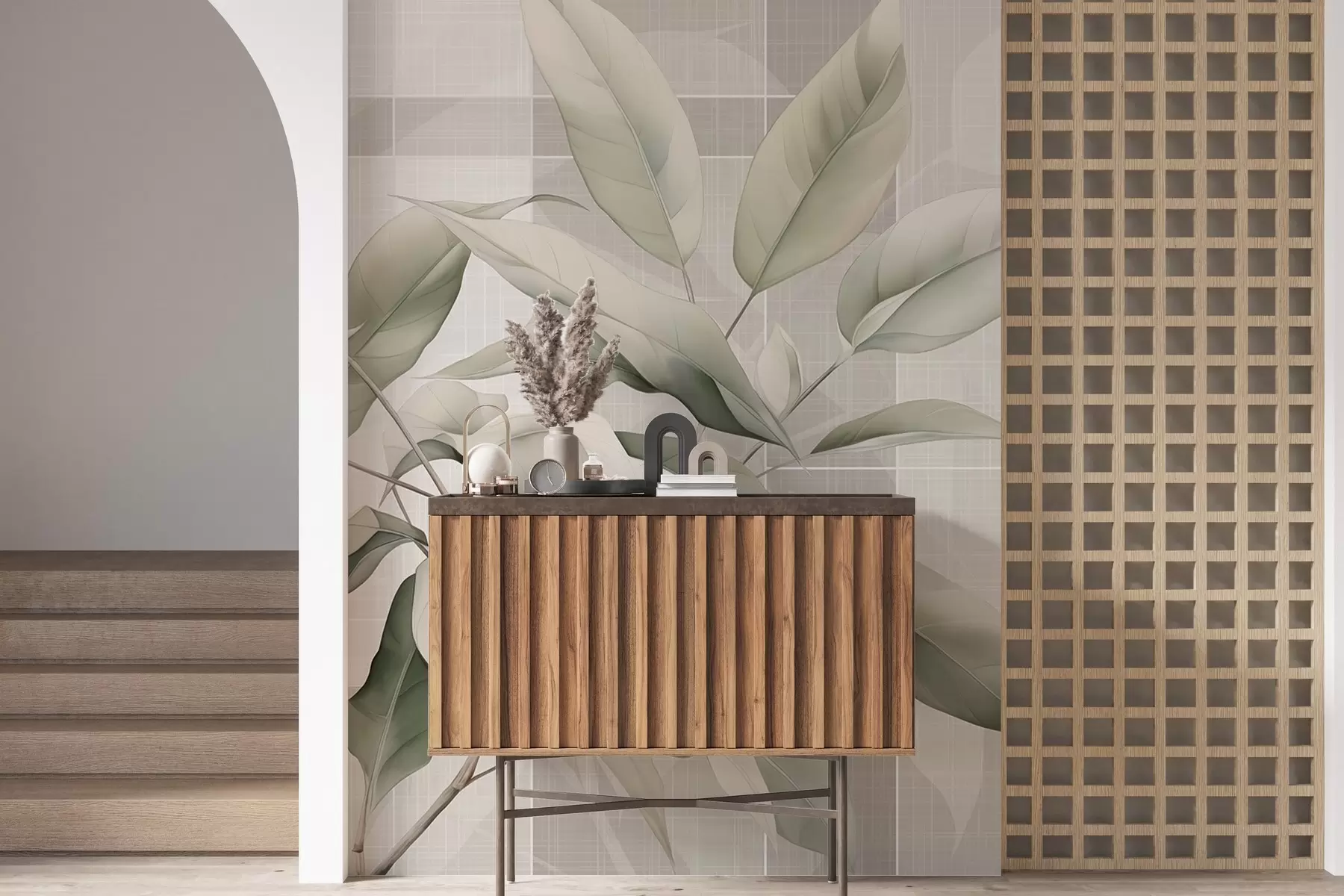 murais de parede Ramo de árvore gracioso w04840