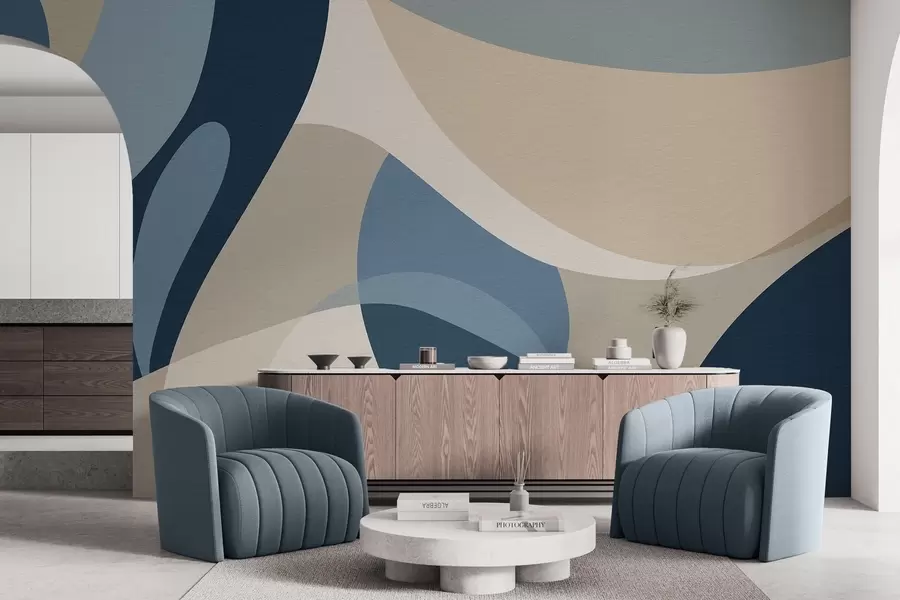 murais de parede Abstração geométrica w04843