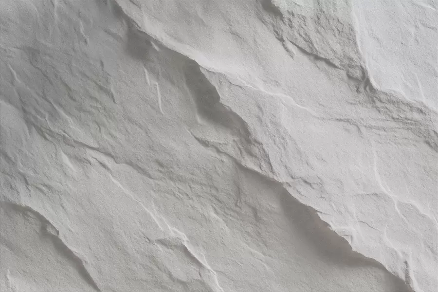 murais de parede imitação de rocha branca em design de interiores w04818