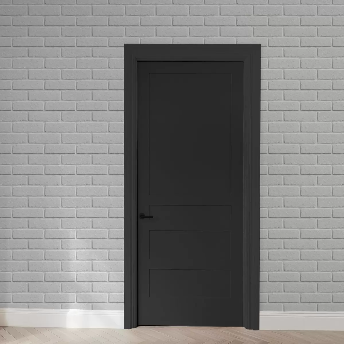 Papel de parede Textura de tijolo branco, disposição horizontal a00877