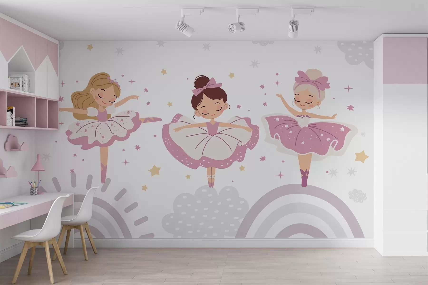 murais de parede Princesas w04864