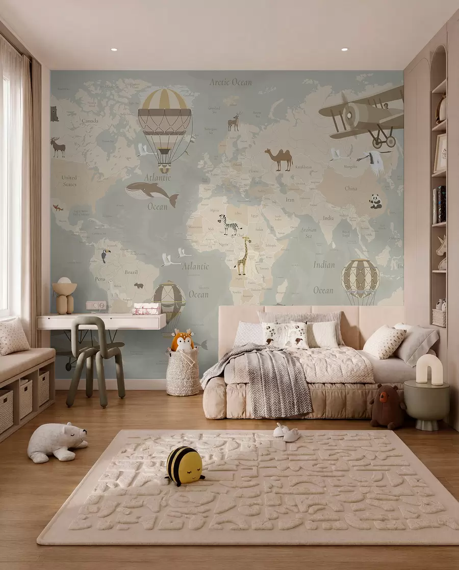murais de parede Pequeno atlas do céu c00003en