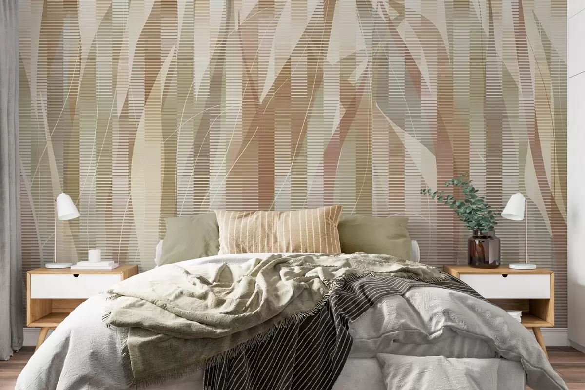 murais de parede Elementos entrelaçados w04945