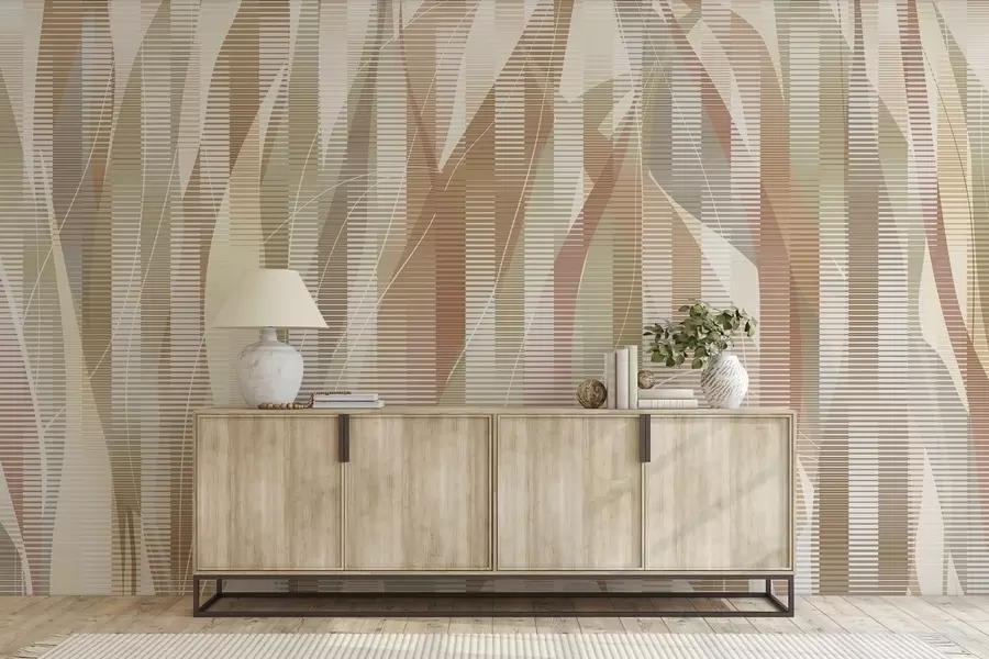 murais de parede Elementos entrelaçados w04945