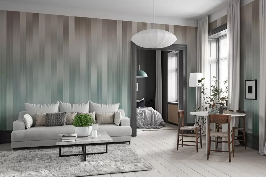 murais de parede Harmonia das linhas verticais w04952