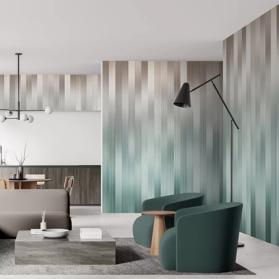 murais de parede Harmonia das linhas verticais w04952