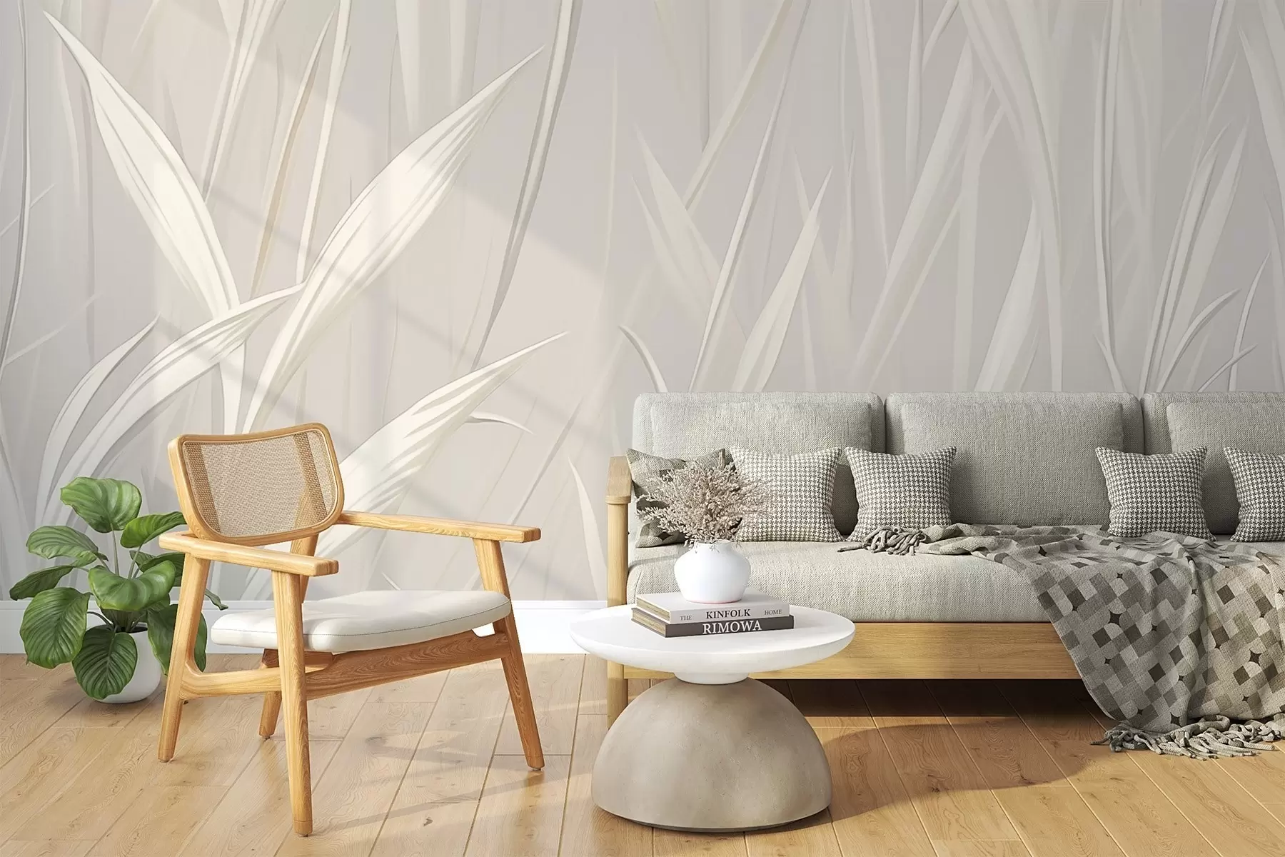 murais de parede Relva abstrata w04915