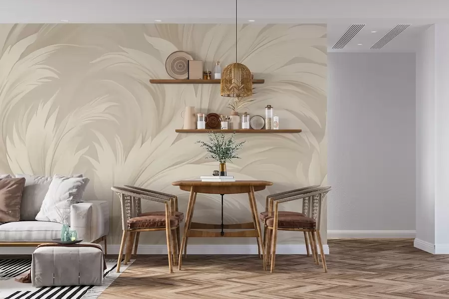 murais de parede Folhas abstractas w04987