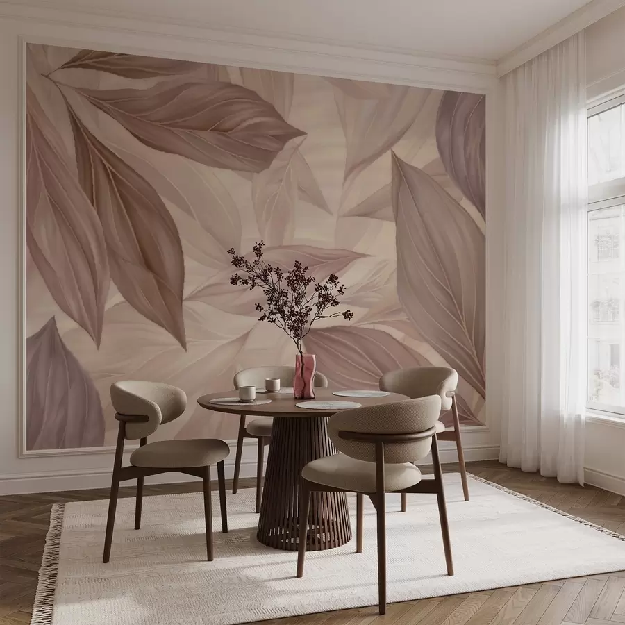 murais de parede Folhas delicadas abstratas w04969v1