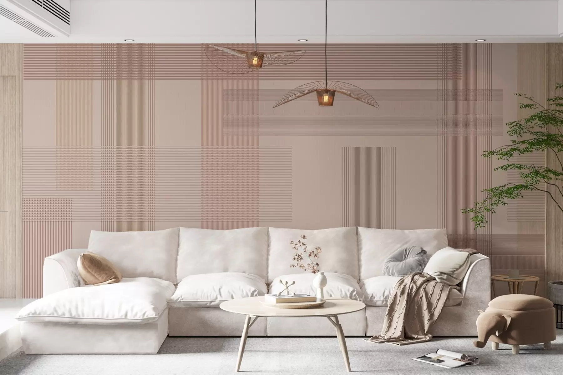 murais de parede Harmonia geométrica w05014