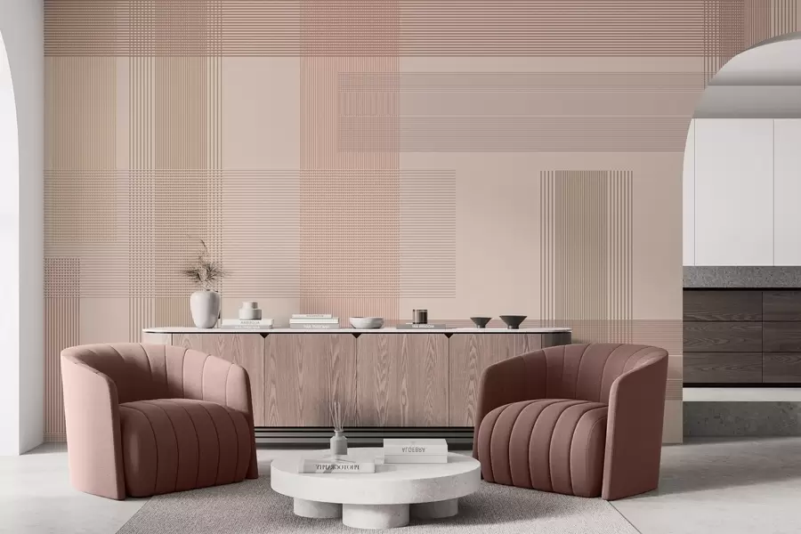 murais de parede Harmonia geométrica w05014