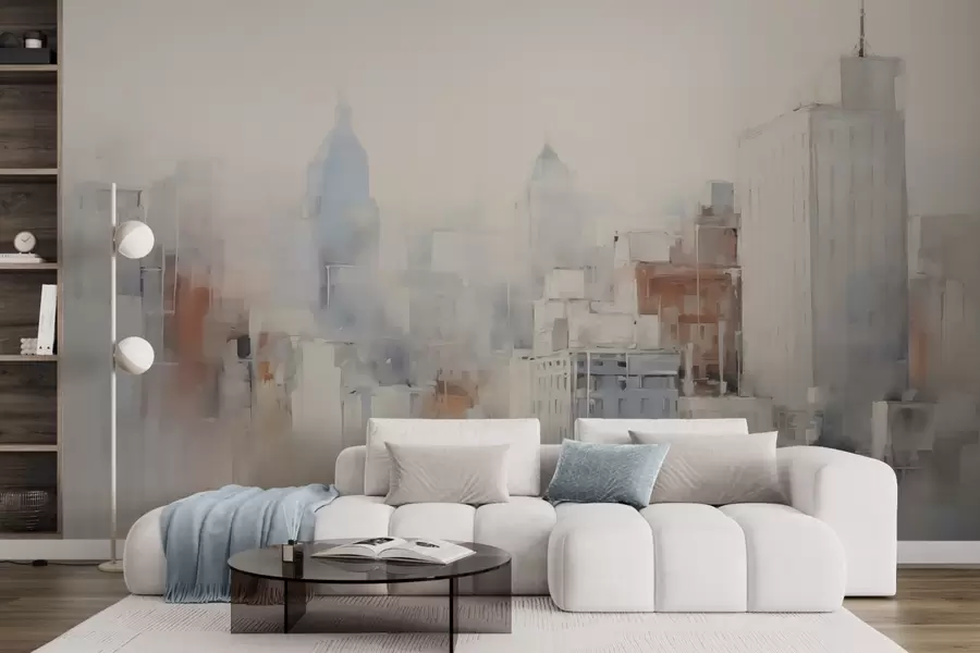 murais de parede Imitação abstrata da pintura urbana w04897