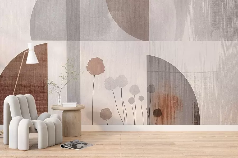 murais de parede Flores e textura w09627v1