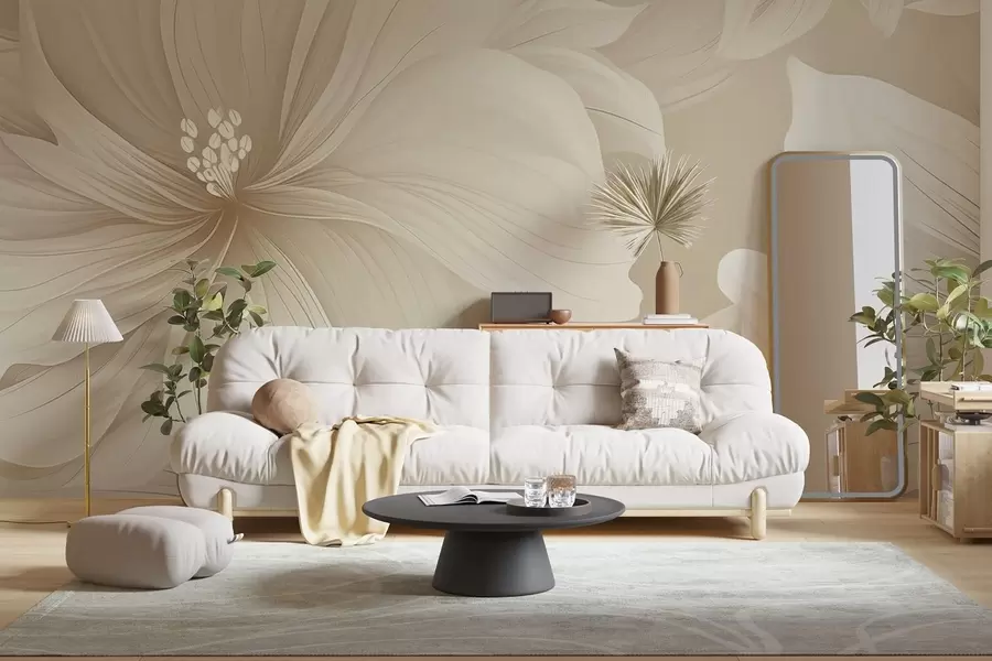 murais de parede Flores fantásticas w04989