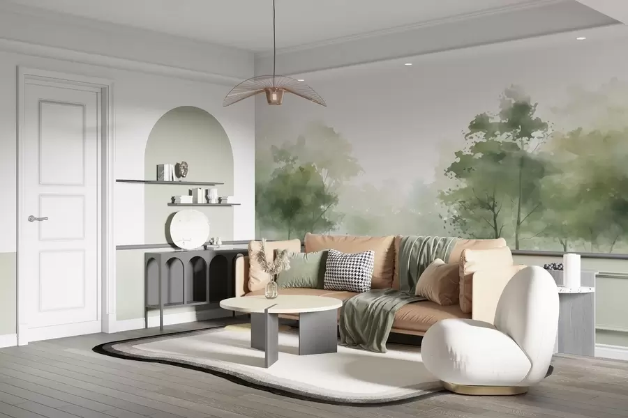 murais de parede Árvores, paisagem w05081