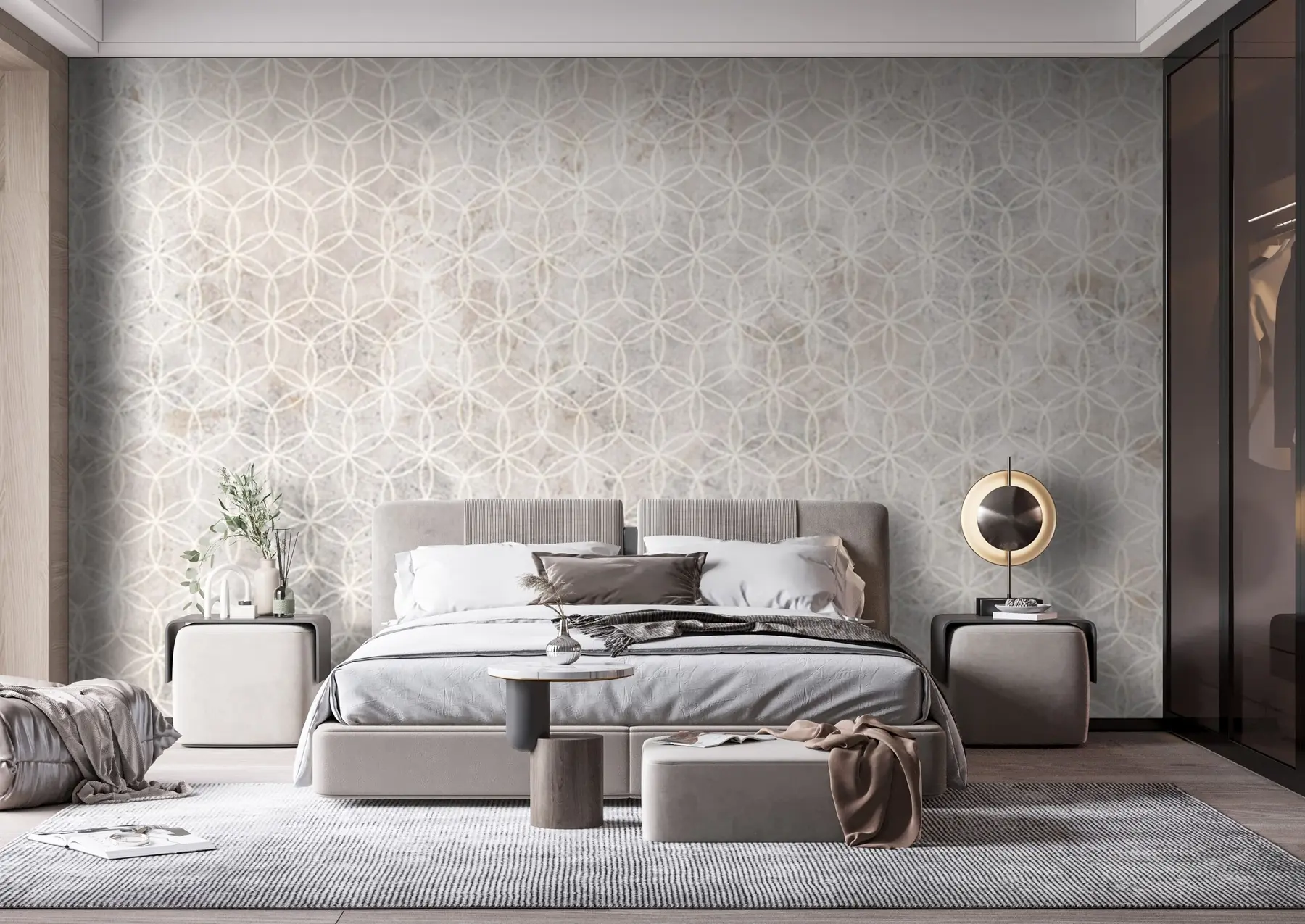 murais de parede Mosaico de Cimento e Concreto u71923