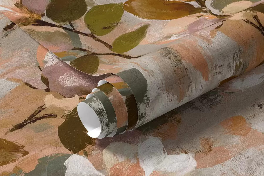 murais de parede Pinceladas florais a00968