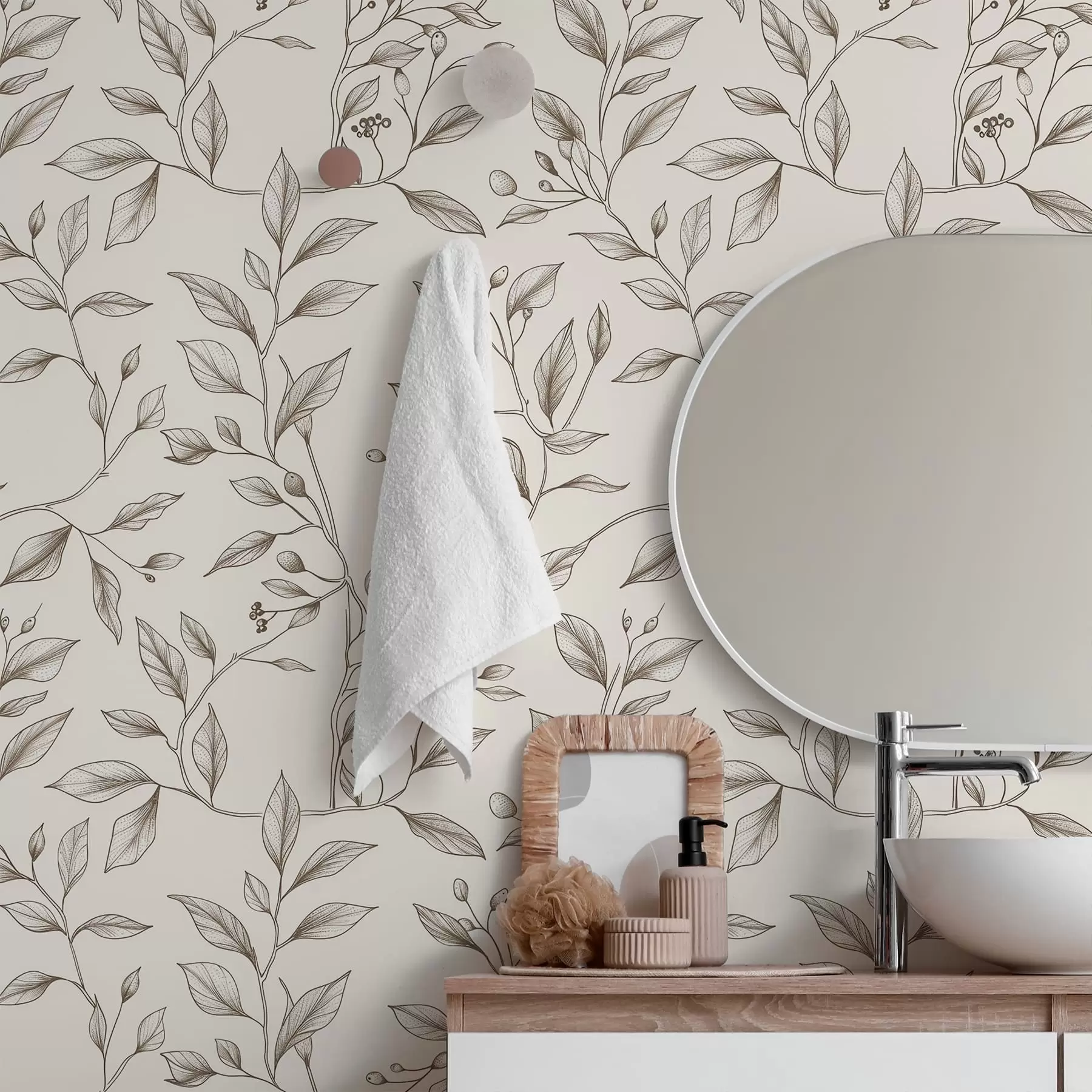 murais de parede Ramos delicados a01147