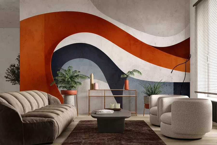 murais de parede Espaço geométrico w05169