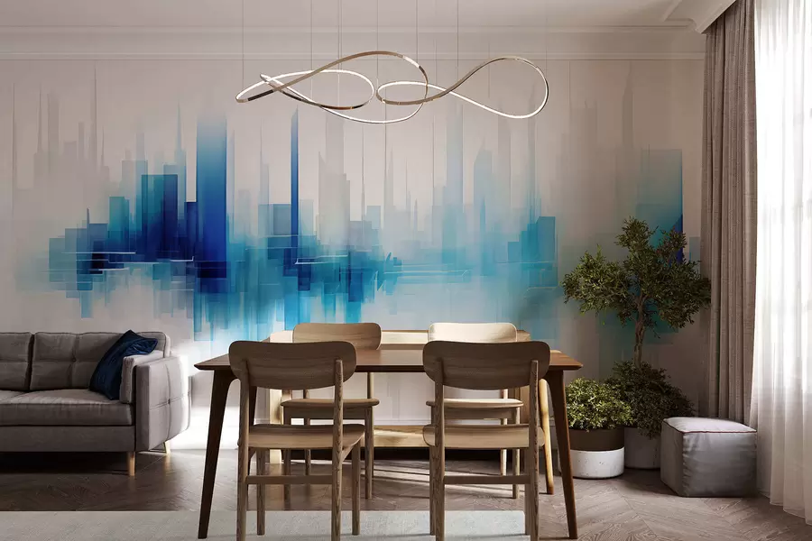 murais de parede Respiração em aquarela w05172