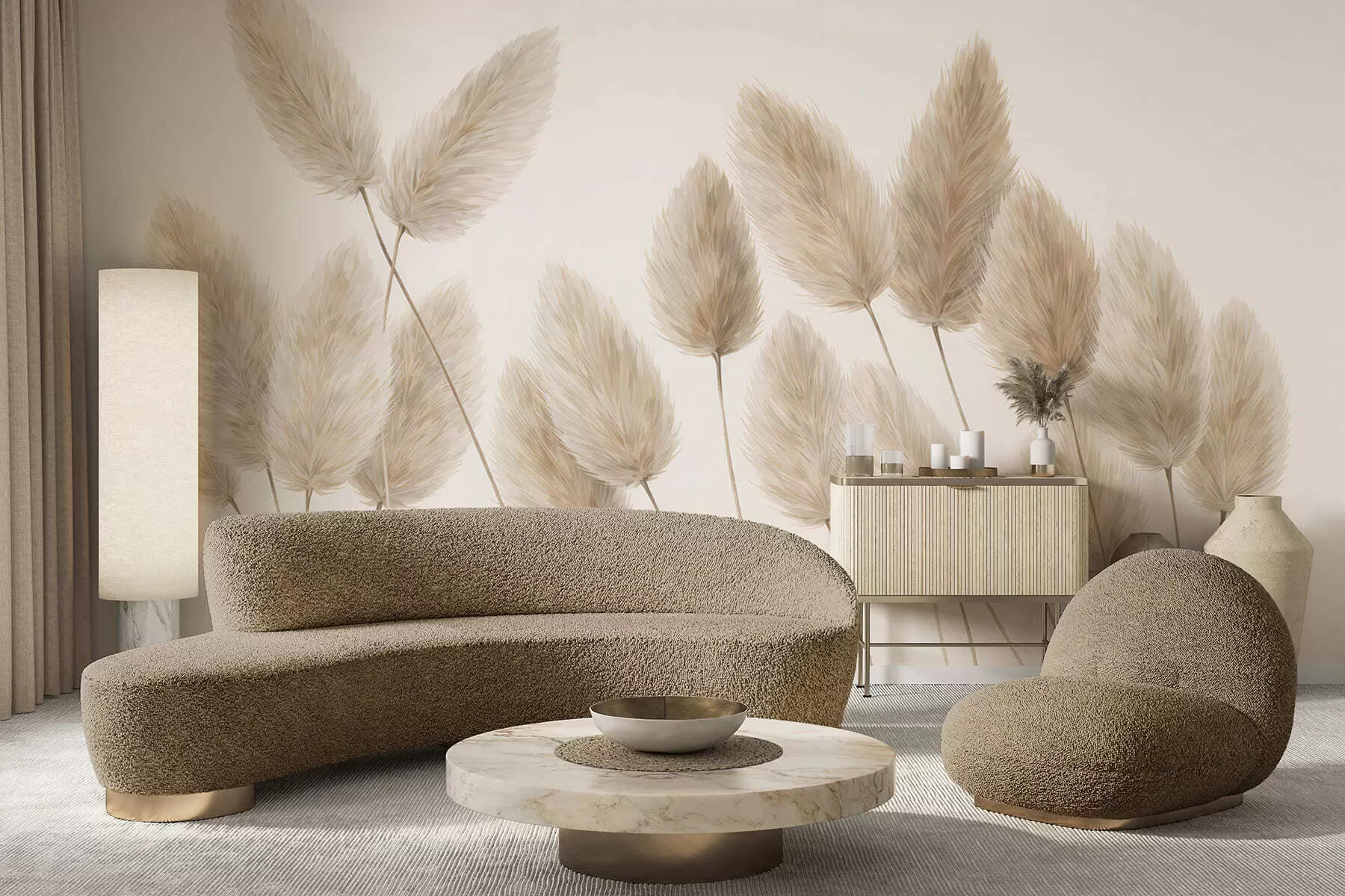 murais de parede Espiguetas de campo w05175