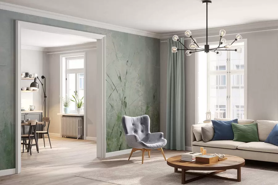 murais de parede Leveza da relva w05176