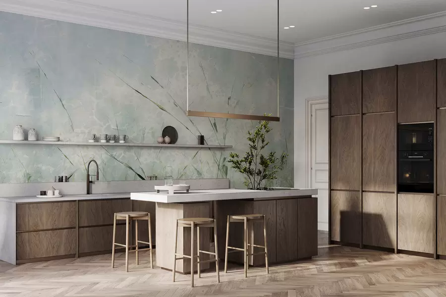 murais de parede Leveza da relva w05176