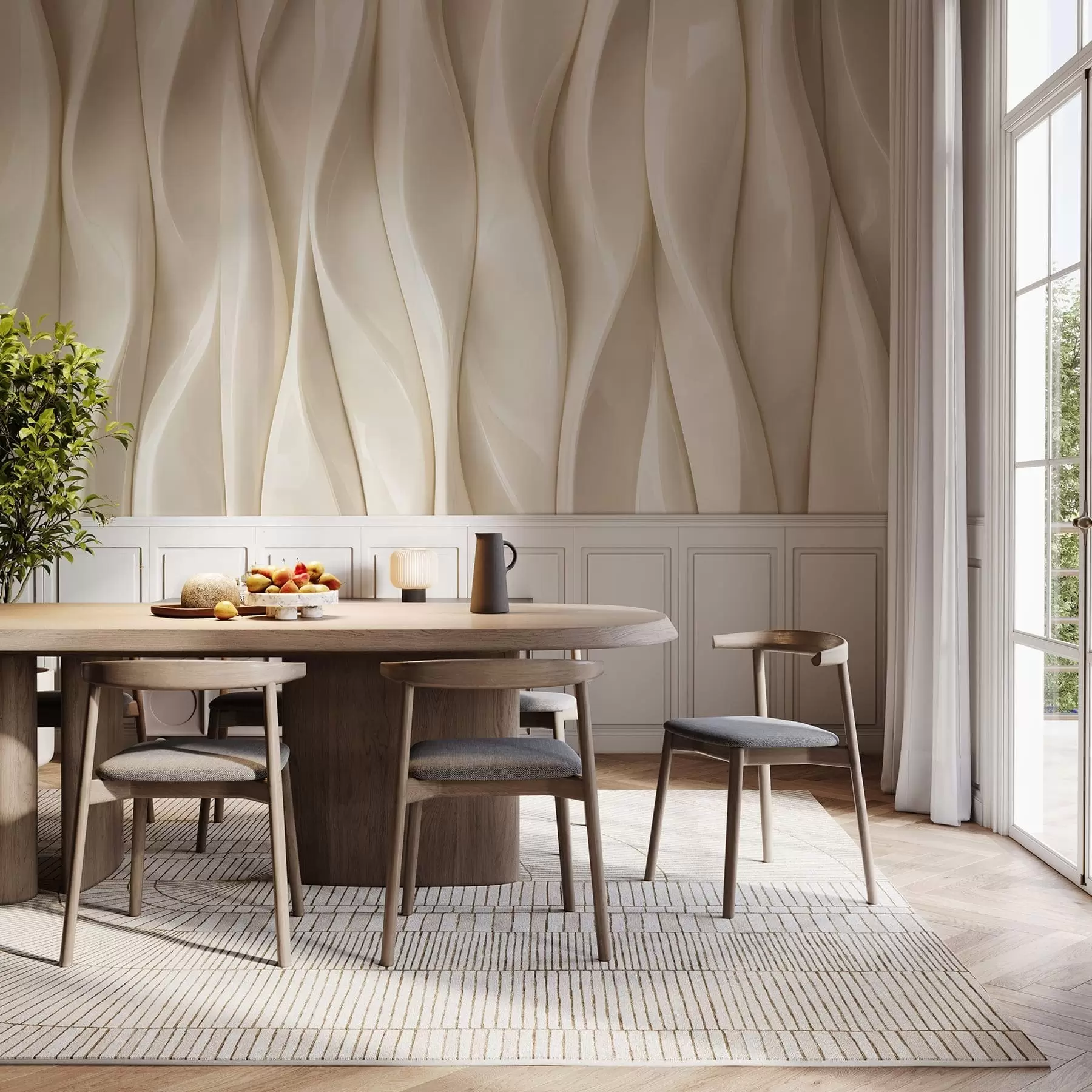 murais de parede Ritmo vertical w05181