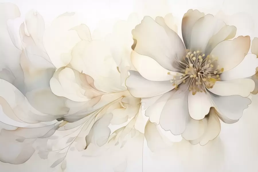 murais de parede Flor delicada w05027