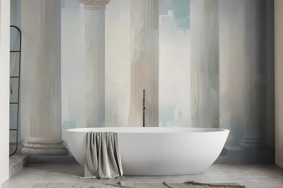 murais de parede Colunas de imitação de pintura w05228