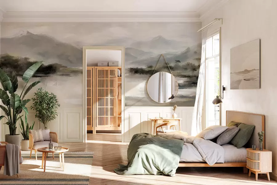 murais de parede Montanhas pintadas w05248