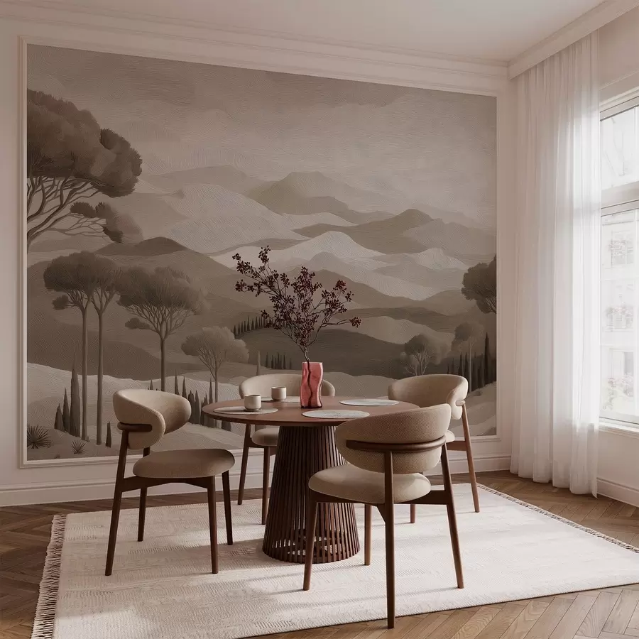 murais de parede Paisagem em estilo pintura a óleo w05258v1