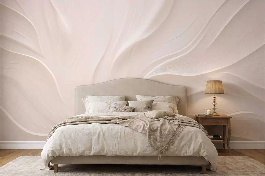 murais de parede Folhas delicadas e translúcidas num ramo w05267