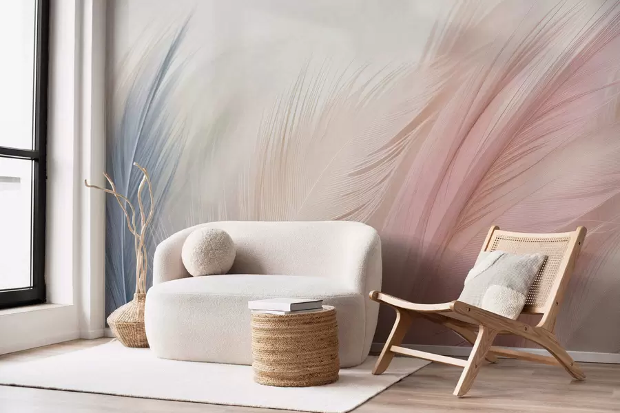 murais de parede Sopro de penas w05312