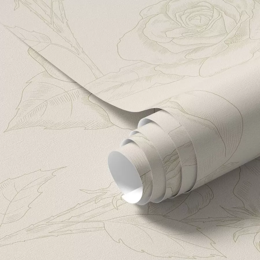 murais de parede Padrão rosa claro sobre fundo bege a01124