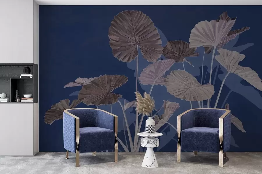 murais de parede Jardim de lótus pintadas w05364