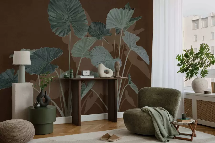 murais de parede Jardim de lótus pintadas w05364v1