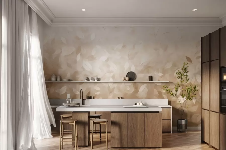 murais de parede Sussurro das folhas w05277