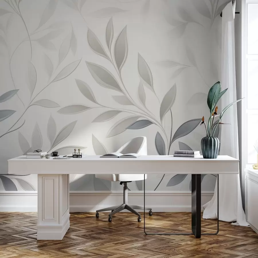 murais de parede Silencioso entre as folhas w05279