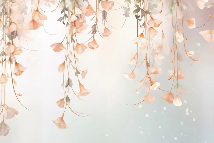 murais de parede Galhos florais suspensos w05344