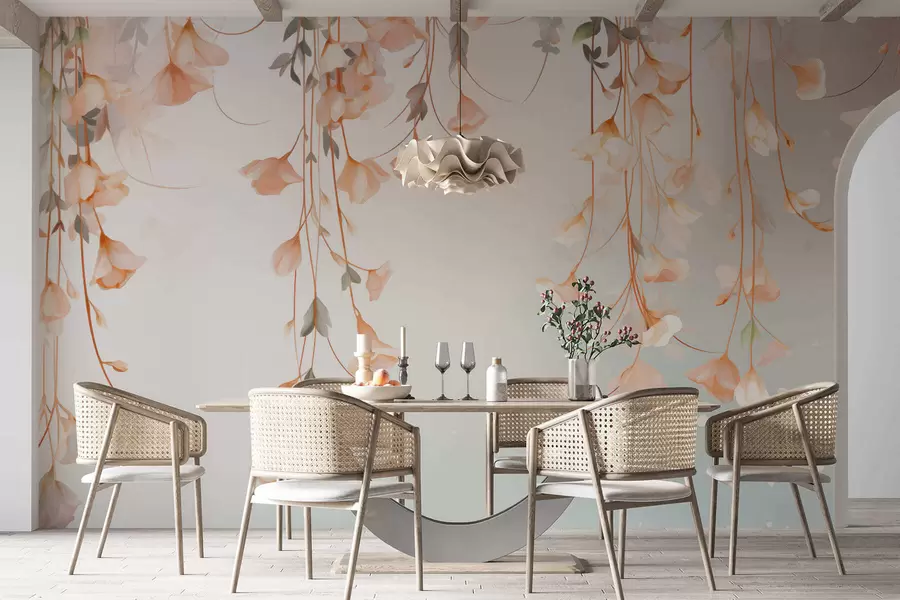 murais de parede Galhos florais suspensos w05344